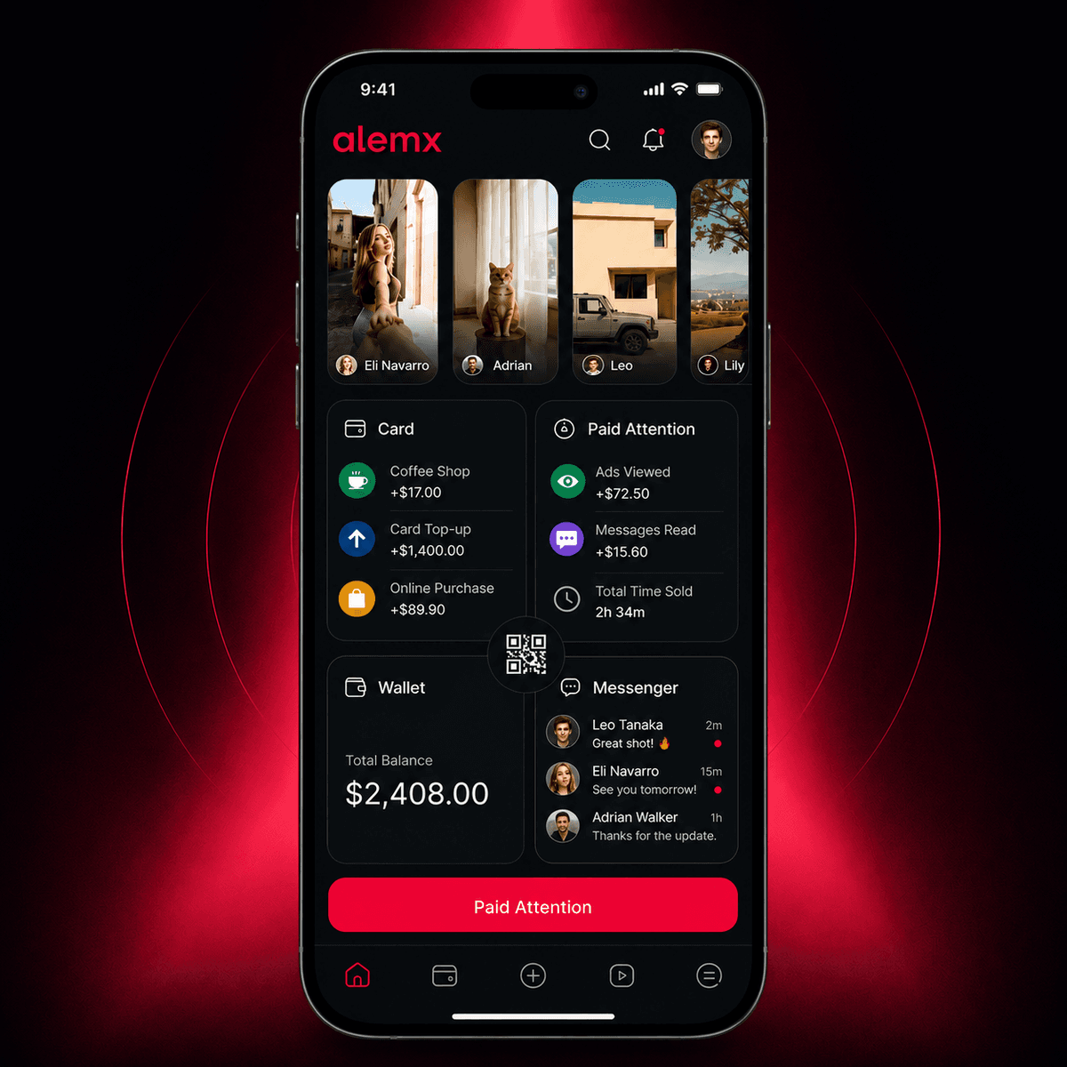 AlemX App Interface
